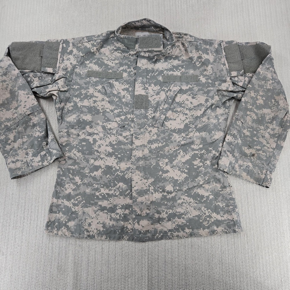 UNICOR Jacket Medium Digital Camo Army Combat Uniform ACU Coat Insect Repellent